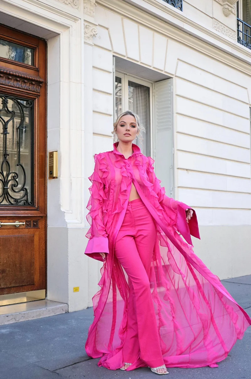 Pantalon Azalée Fushia