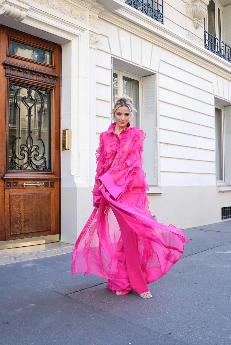 Pantalon Azalée Fushia