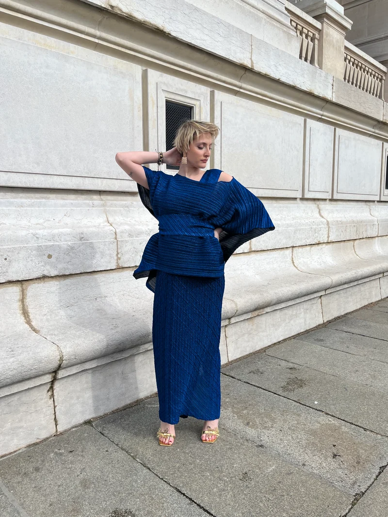 Robe Séoul bleue