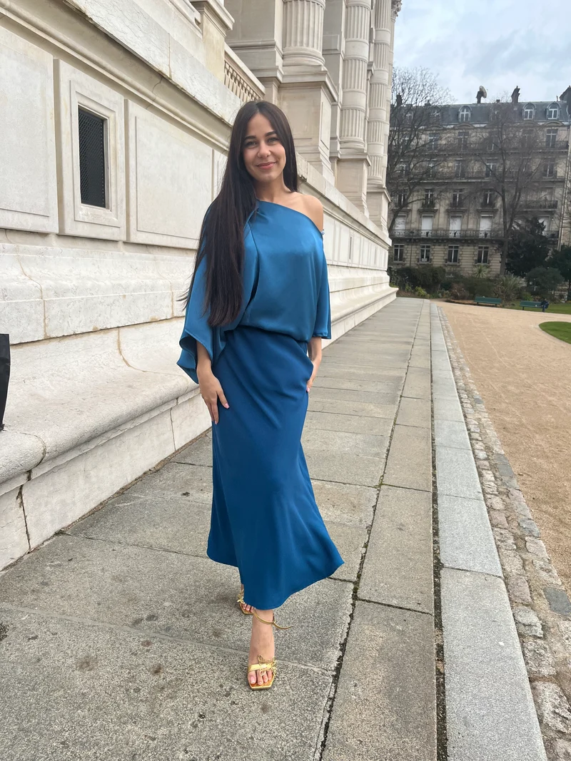 Robe Esma bleue