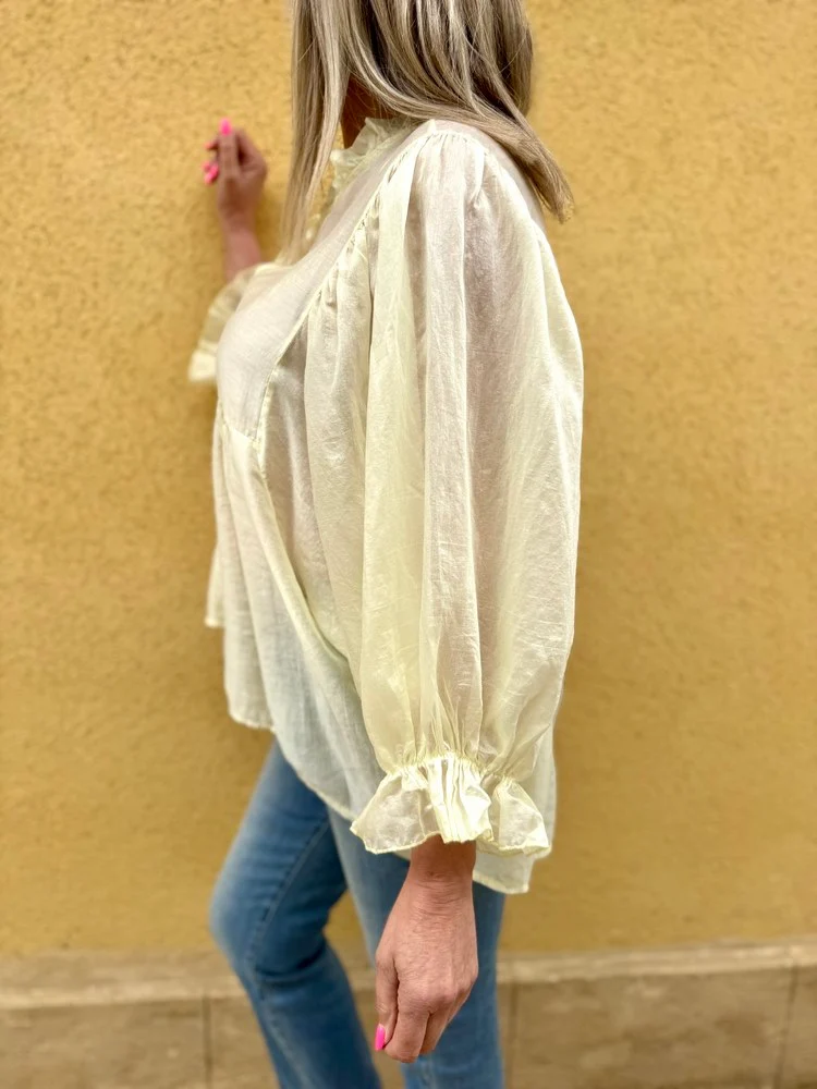 Tunique Magda jaune