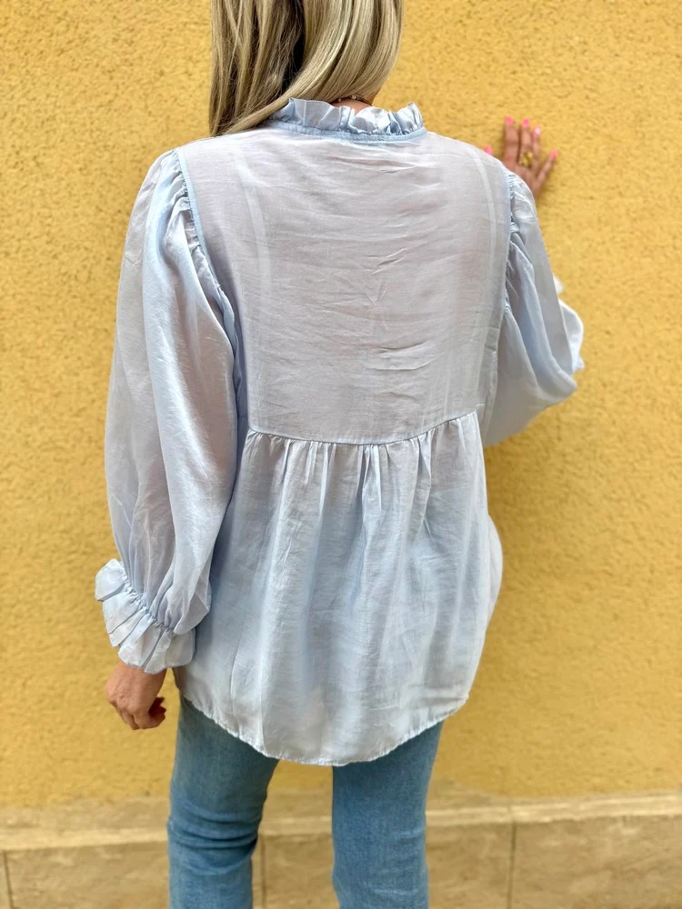 Tunique Magda bleu ciel