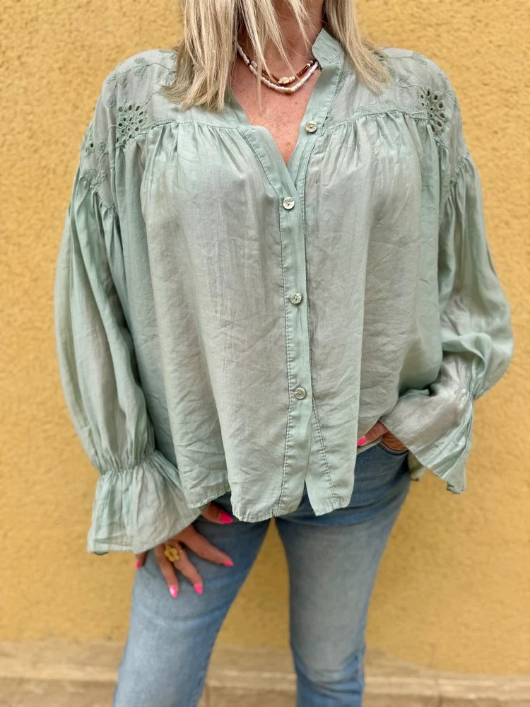 Chemise loose Lucia tilleul