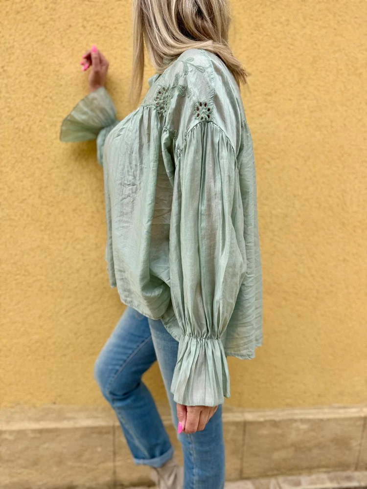 Chemise loose Lucia tilleul
