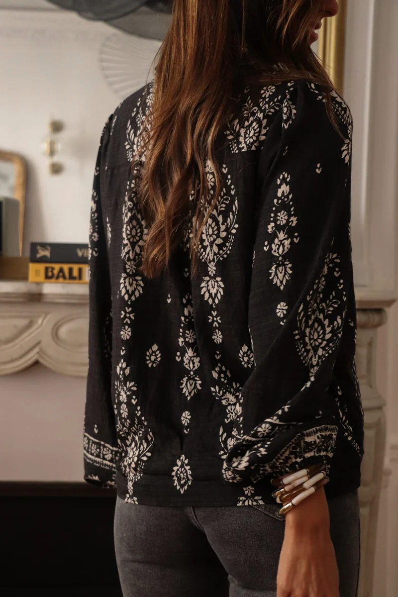 Blouse Allyson noire
