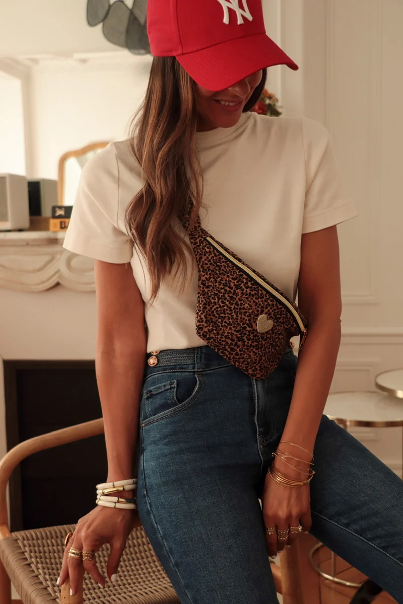 Sac banane Léopard