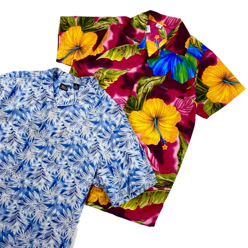 Mix 50x Pièces Chemise Hawaïenne