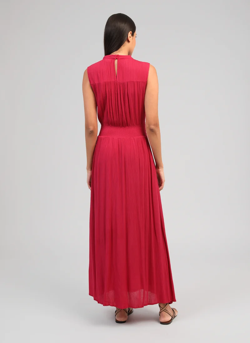 ROBE LONGUE ORLANY framboise