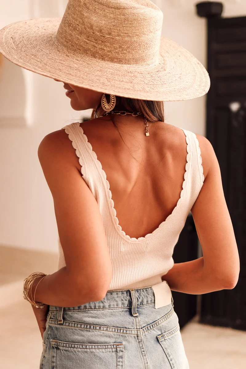 Top Palmyre beige
