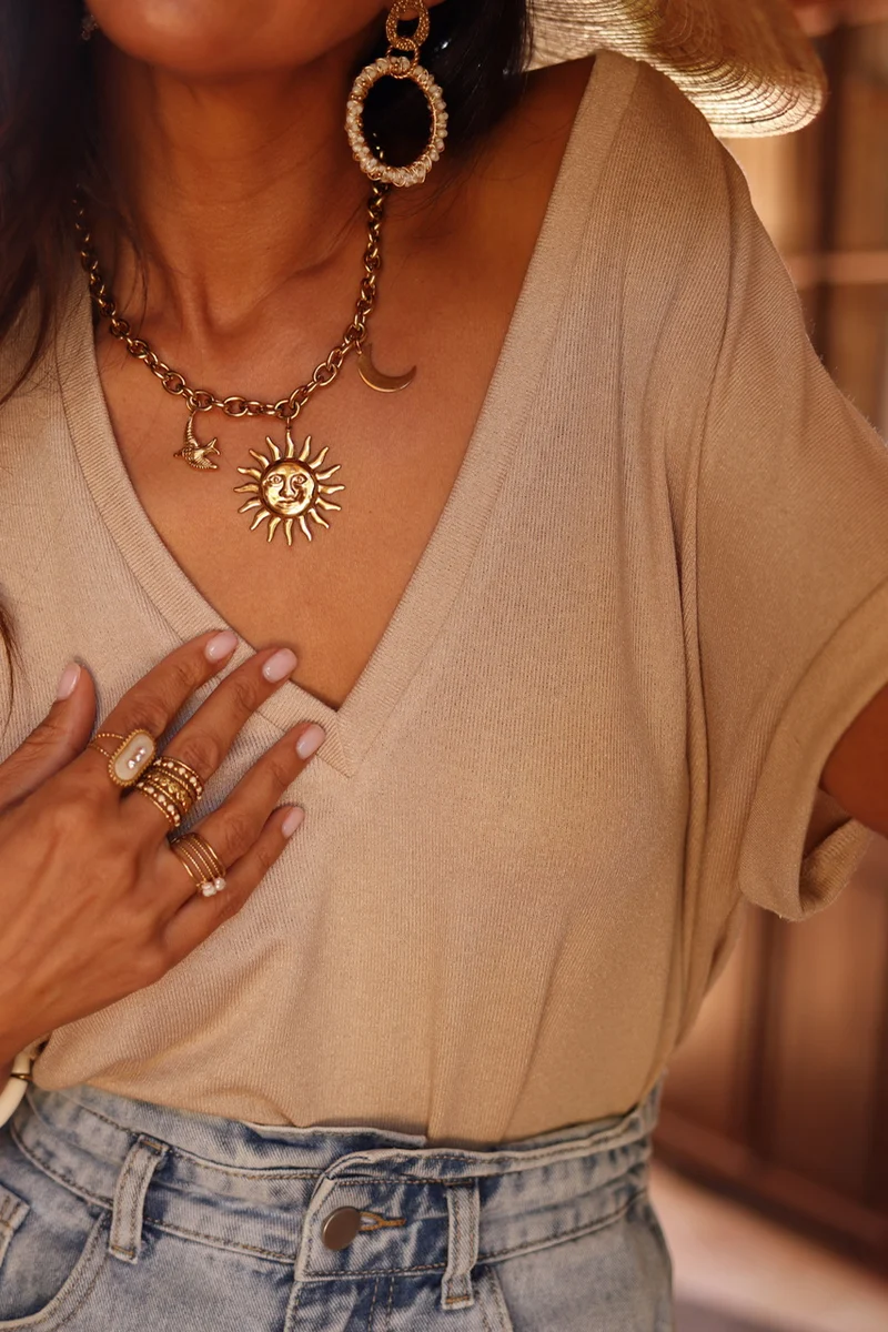 Tee-shirt Diane beige