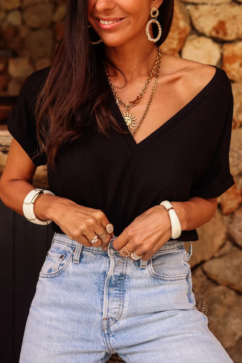 Tee-shirt Diane noir