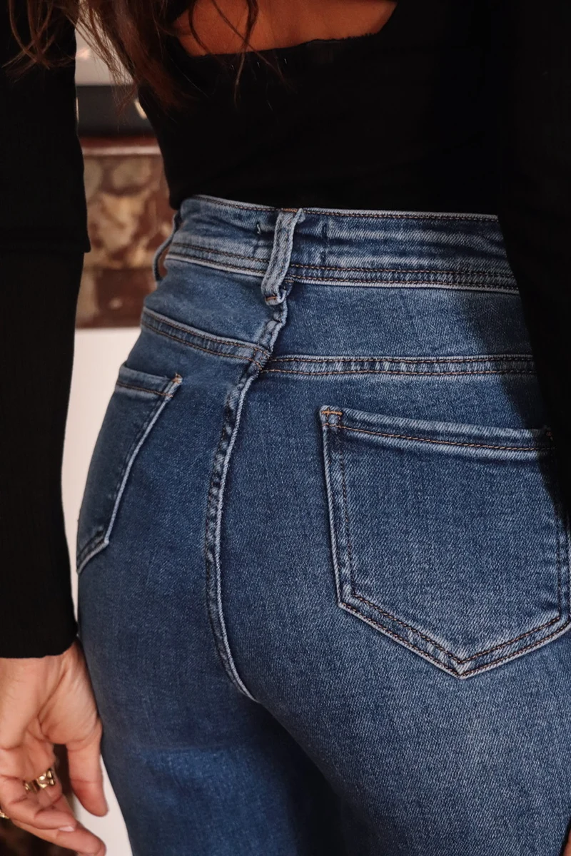 Jean Hoxton bleu foncé