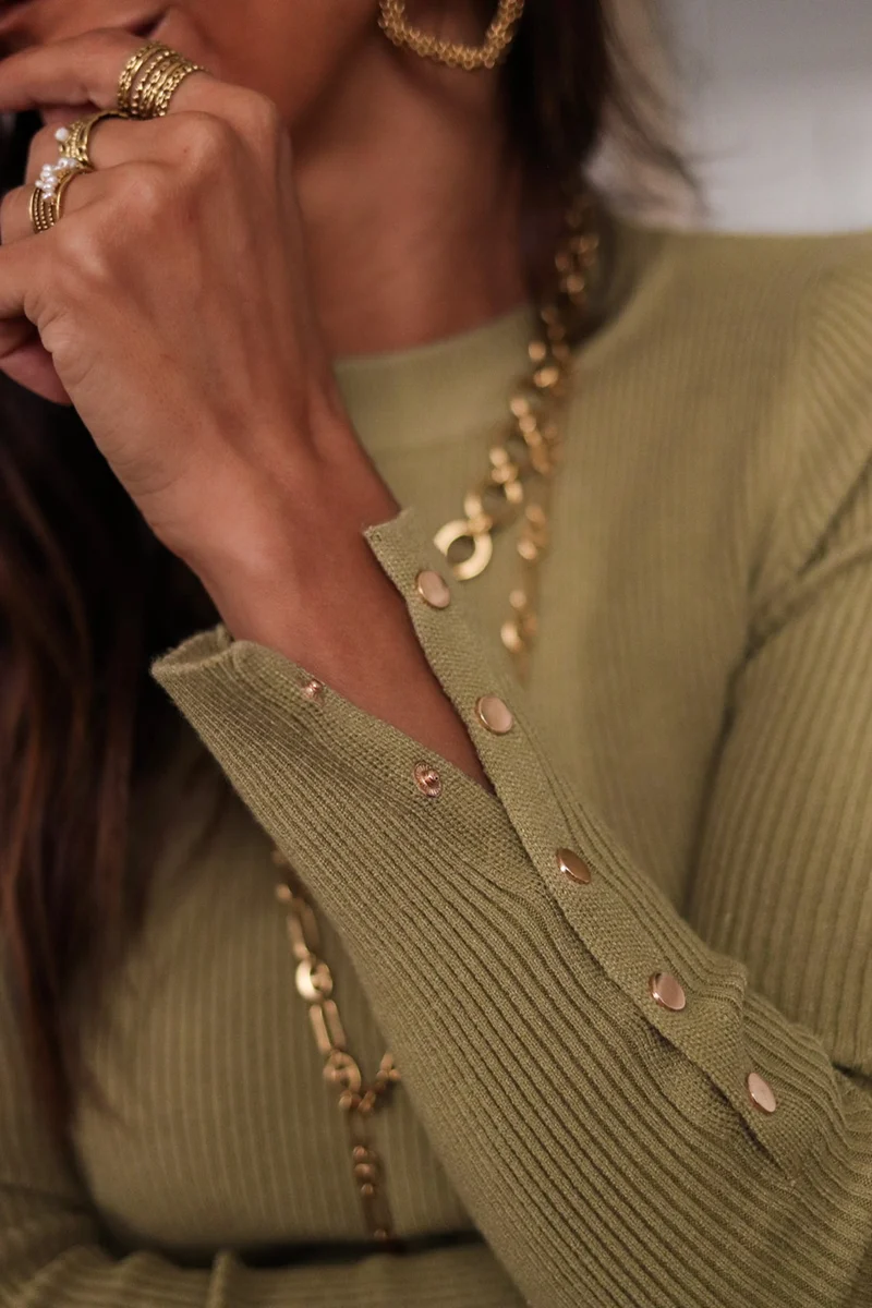 Pull Maha vert