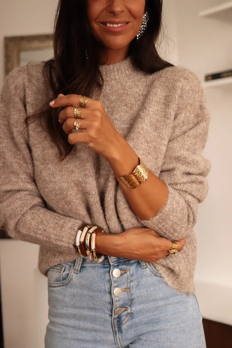 Pull Gaspard taupe
