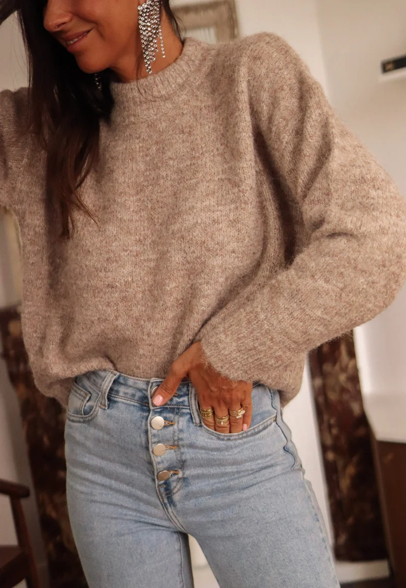 Pull Gaspard taupe