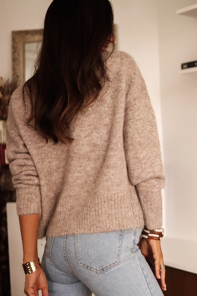 Pull Gaspard taupe