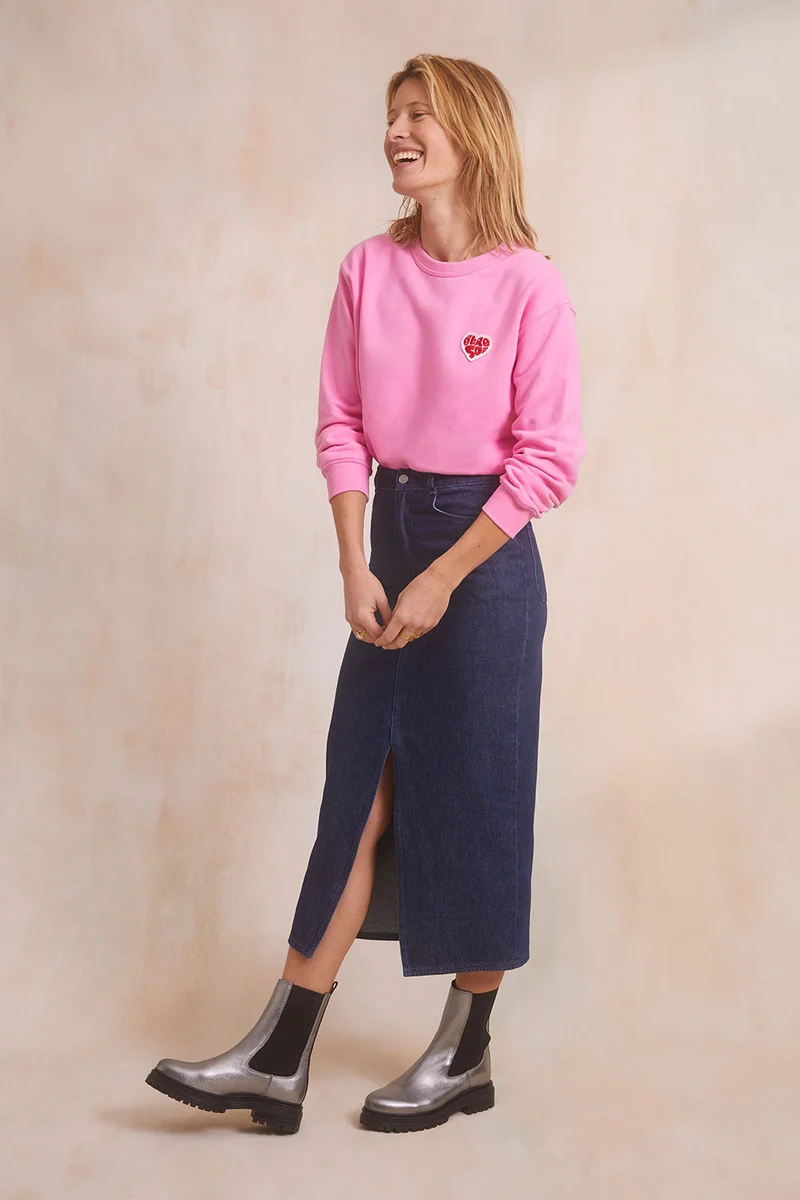 Jupe Longue Denim Brut