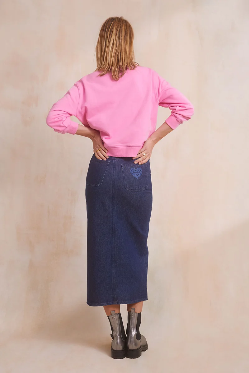 Jupe Longue Denim Brut