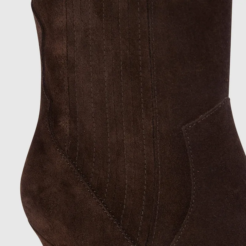 Bottine Heather - Chocolat