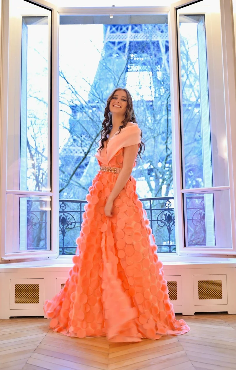 Robe Elsa Corail