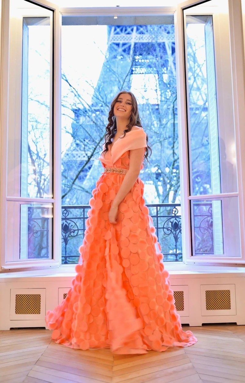 Robe Elsa Corail