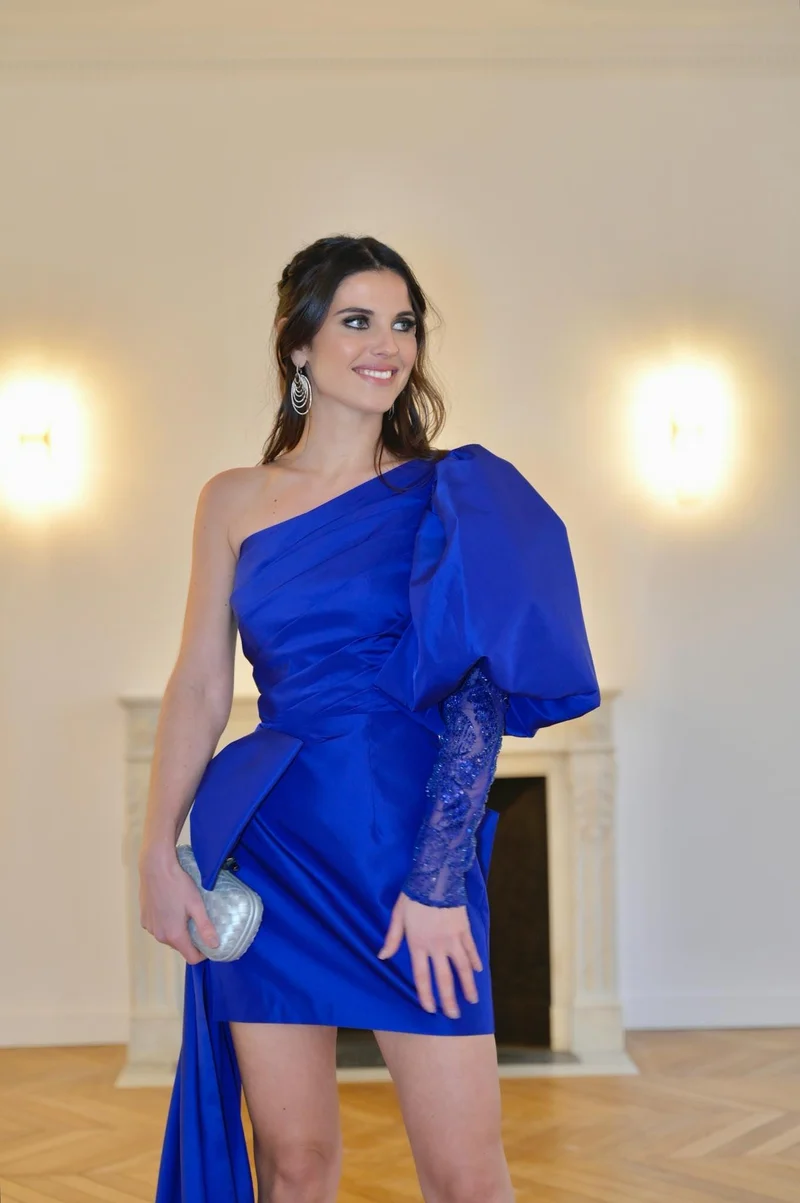 Robe Pola bleu