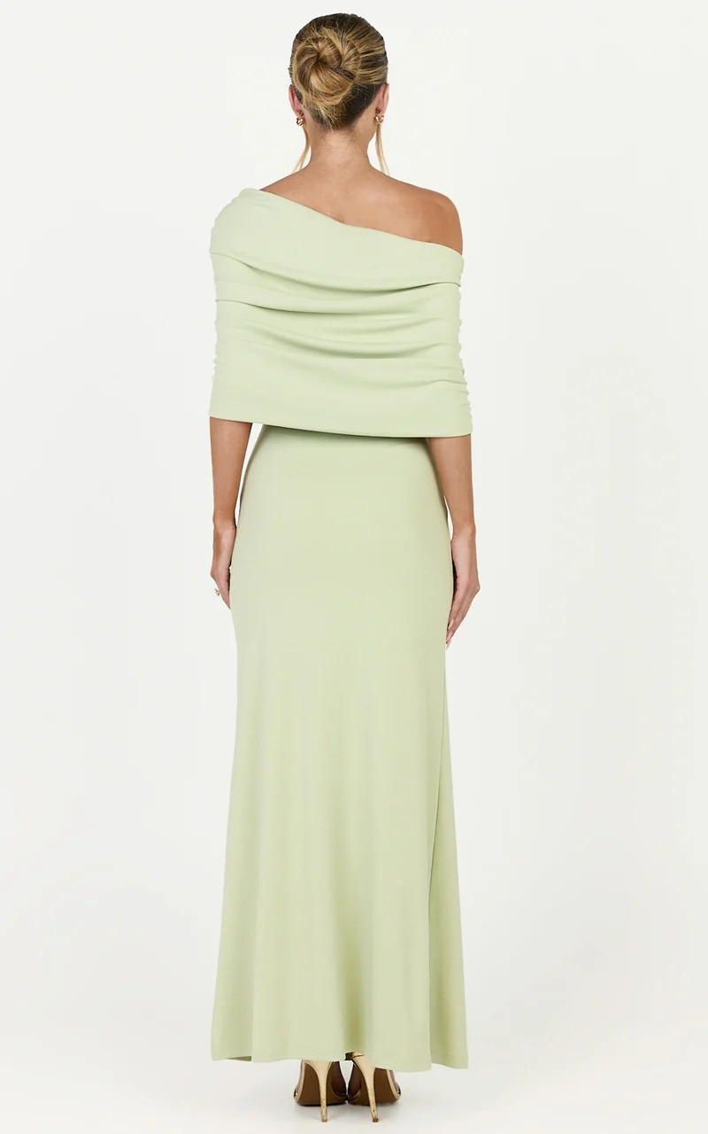 Capri Maxi Dress - Cape Dress in Sage
