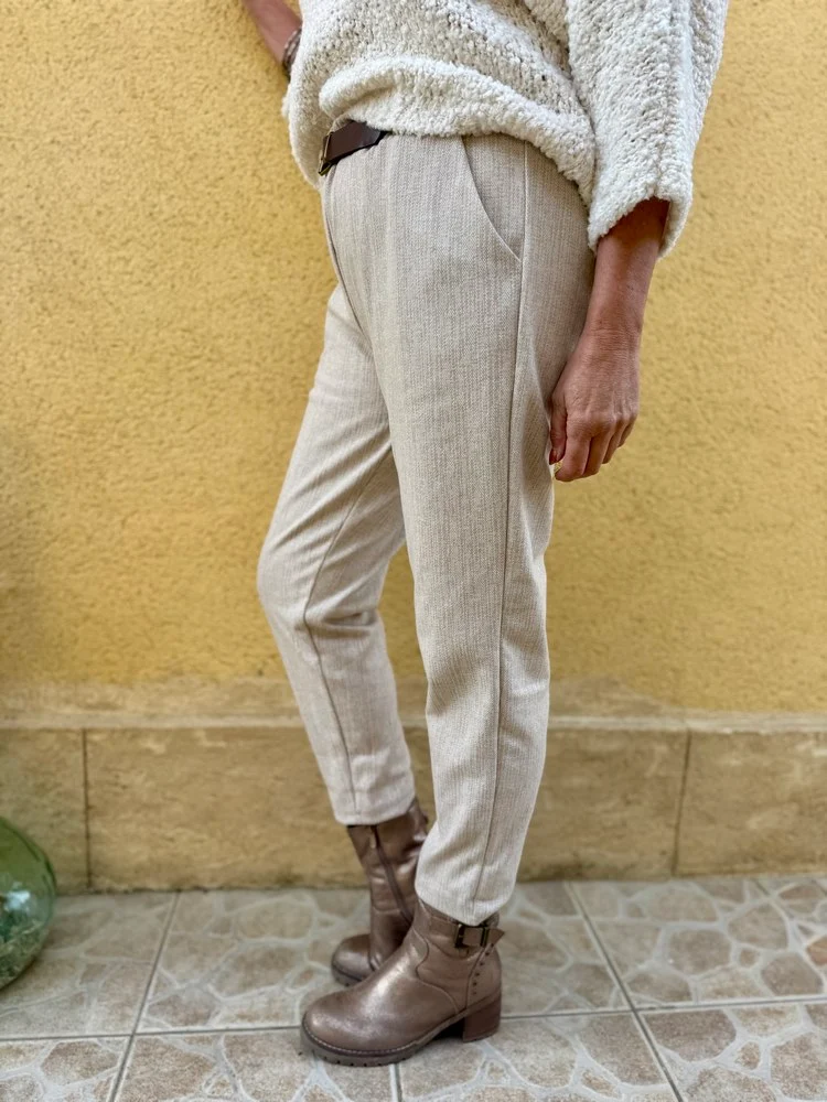 Pantalon Adriano beige