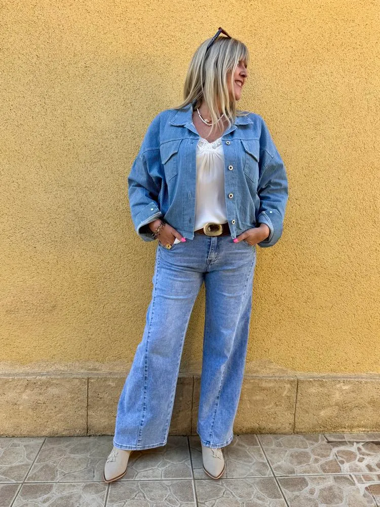 Blouson rayé Paco