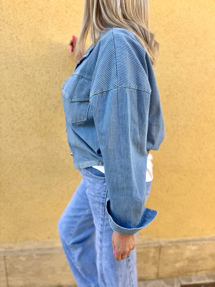 Blouson rayé Paco
