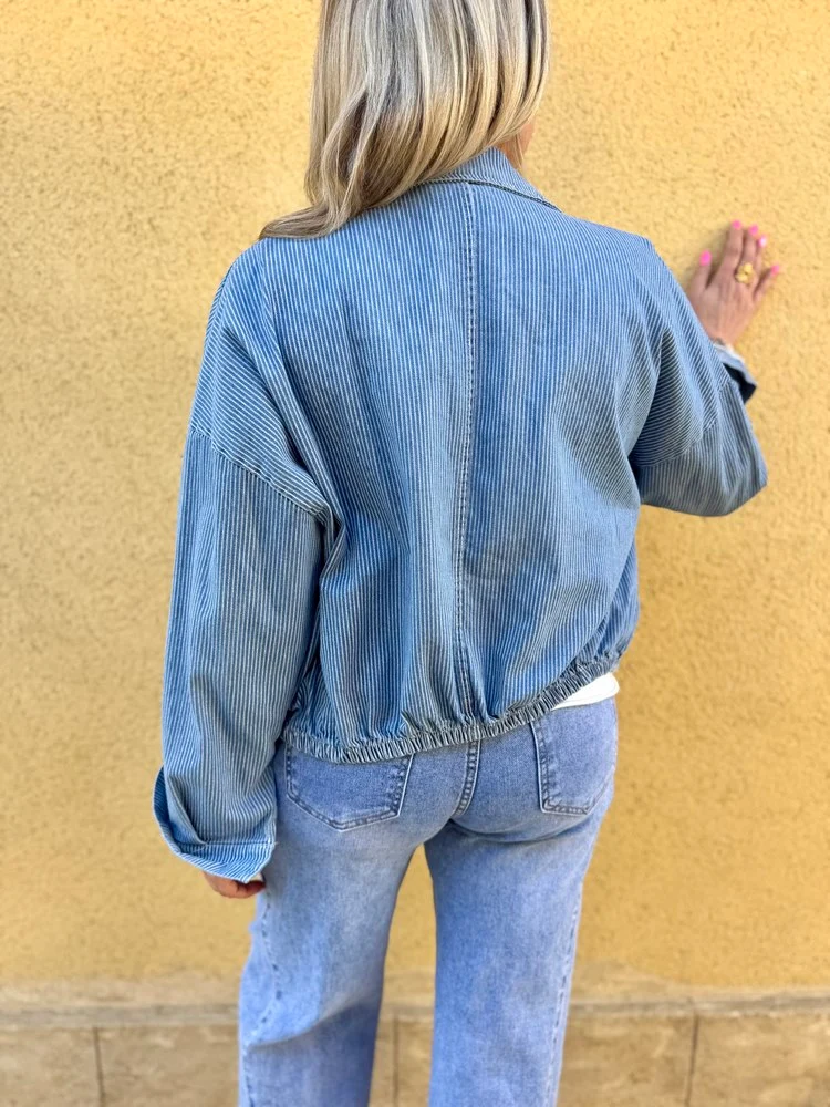 Blouson rayé Paco