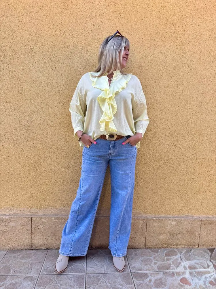 Chemise Alina jaune