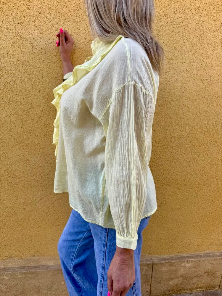 Chemise Alina jaune