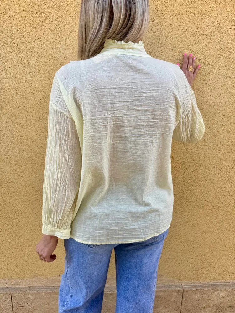 Chemise Alina jaune
