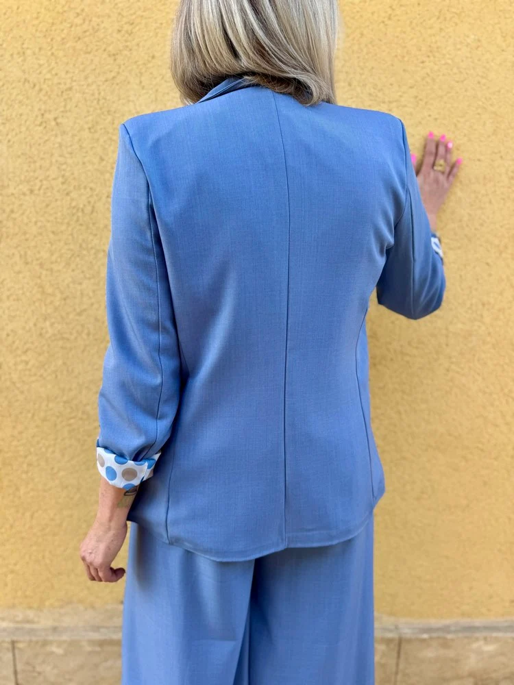 Veste tailleur Armanda bleu