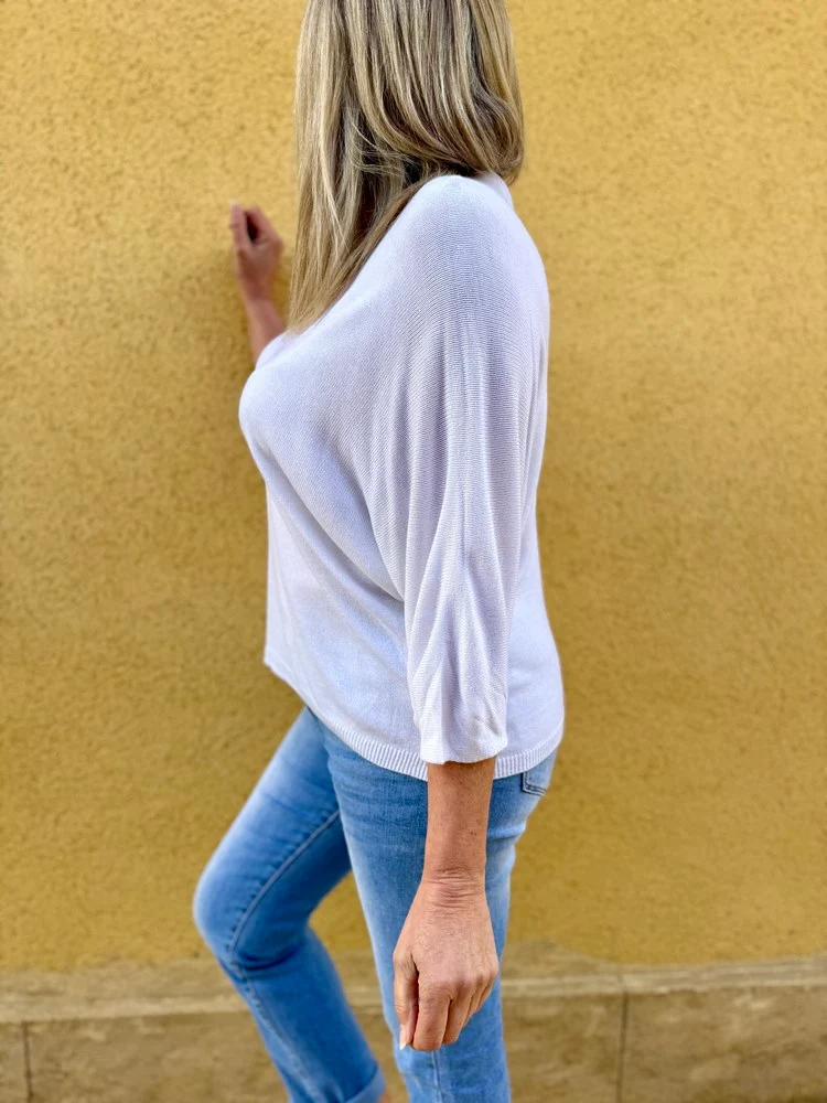 Pull fin Marco blanc