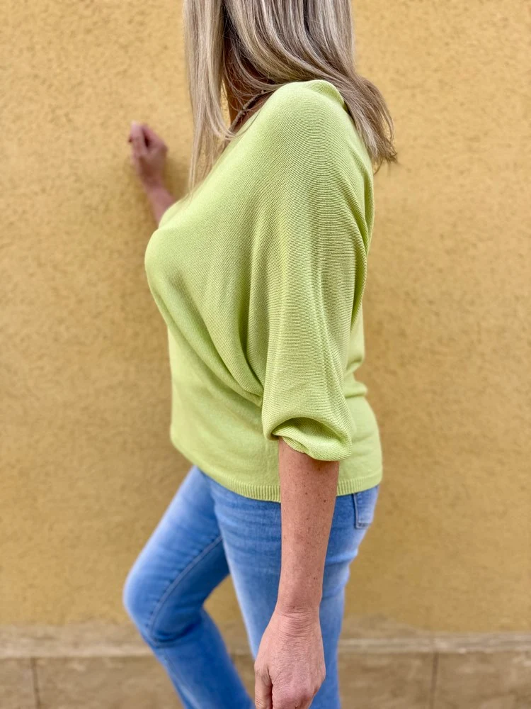 Pull fin Marco anis
