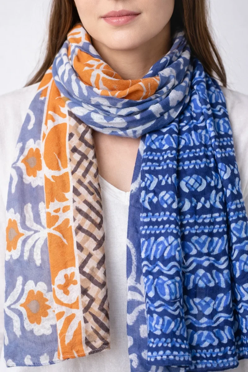 Foulard Patch Motifs Abstraits