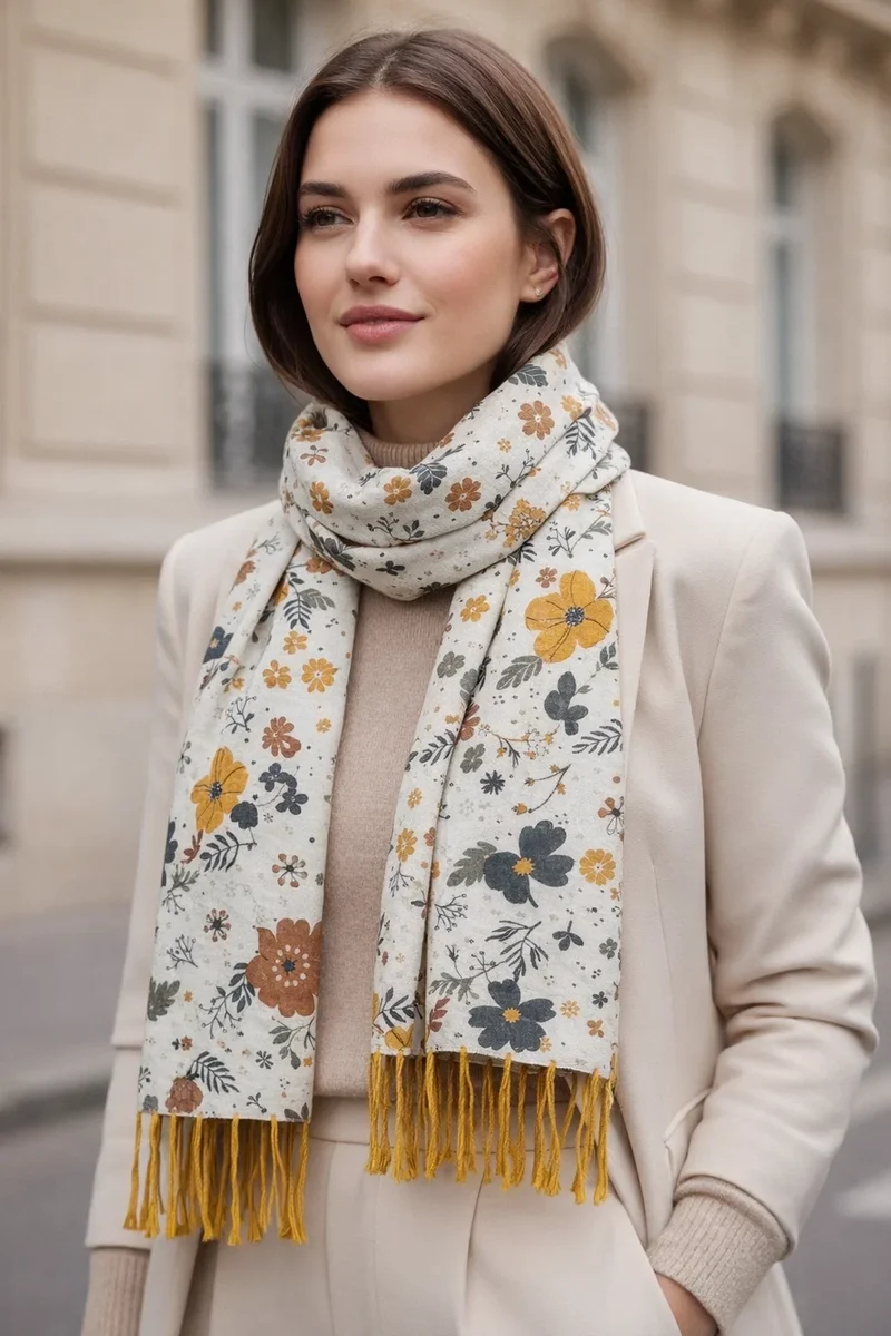 Foulard Franges Bohème