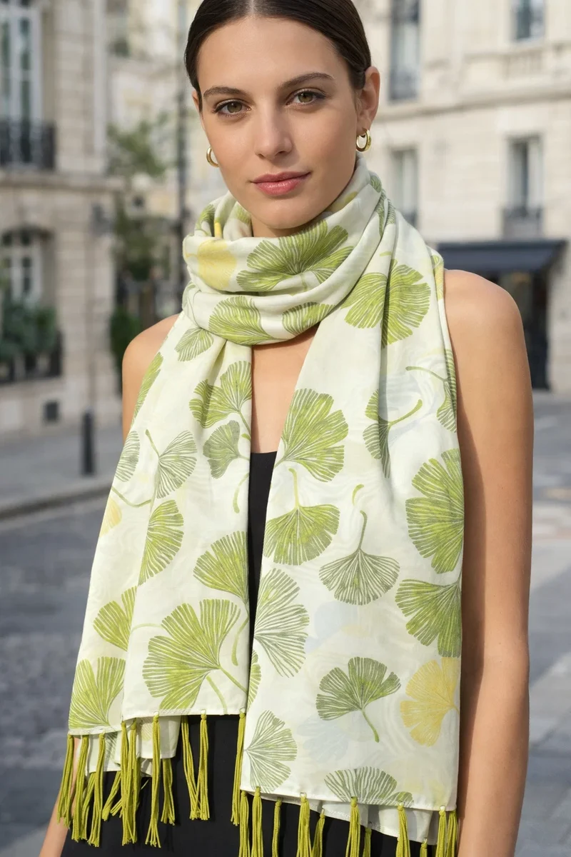 Foulard Franges Bohème