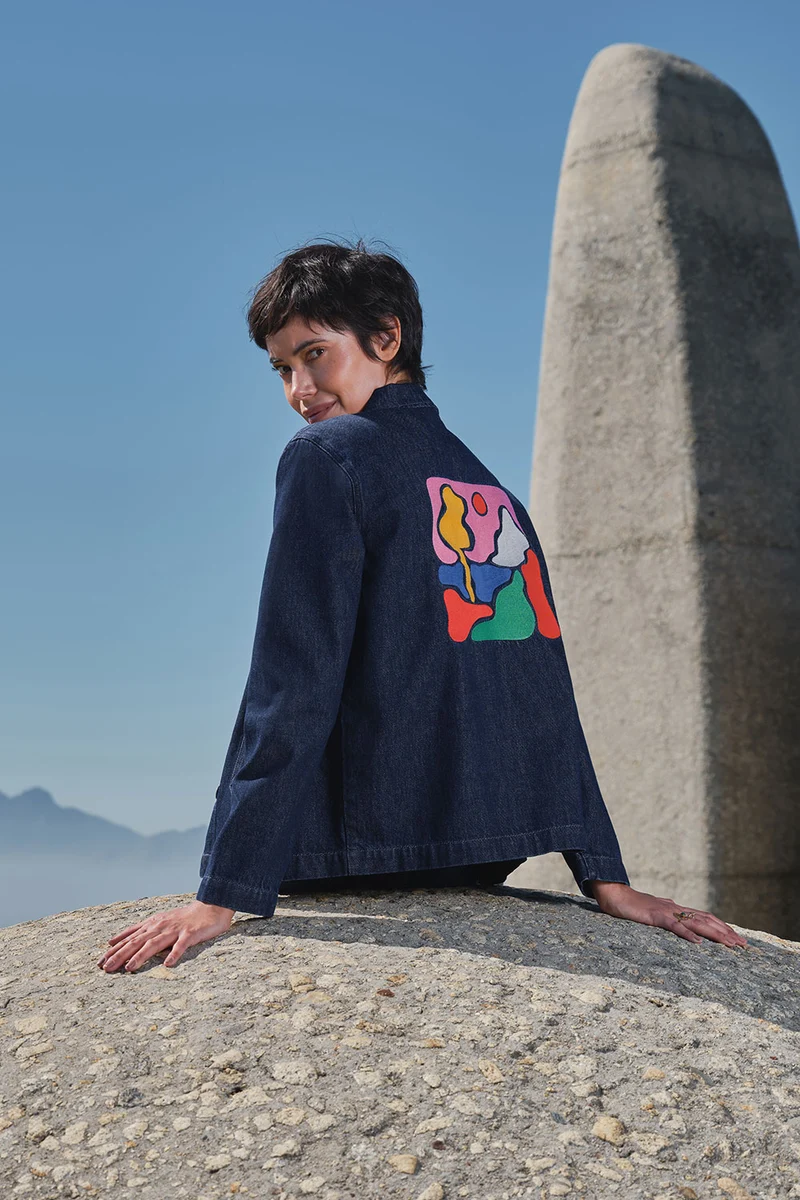 Veste Landscape Denim Brut