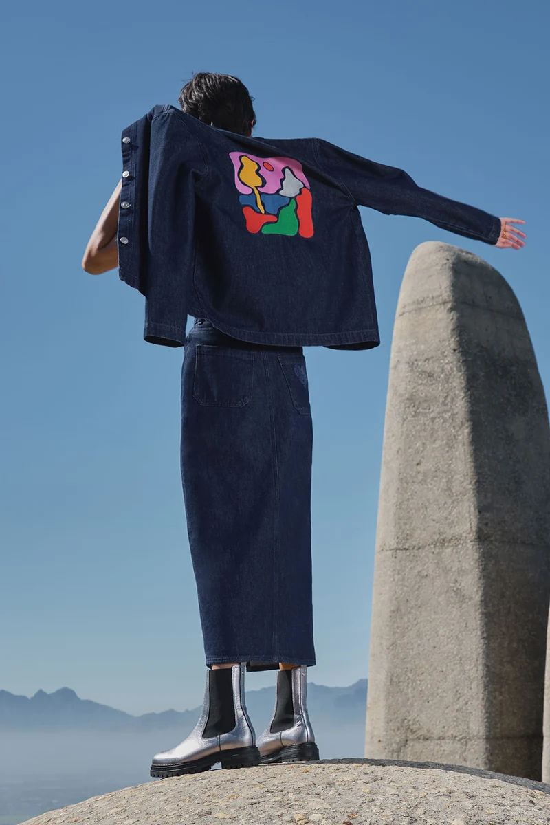 Veste Landscape Denim Brut