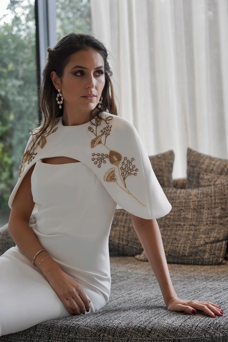 Robe Beckham blanche