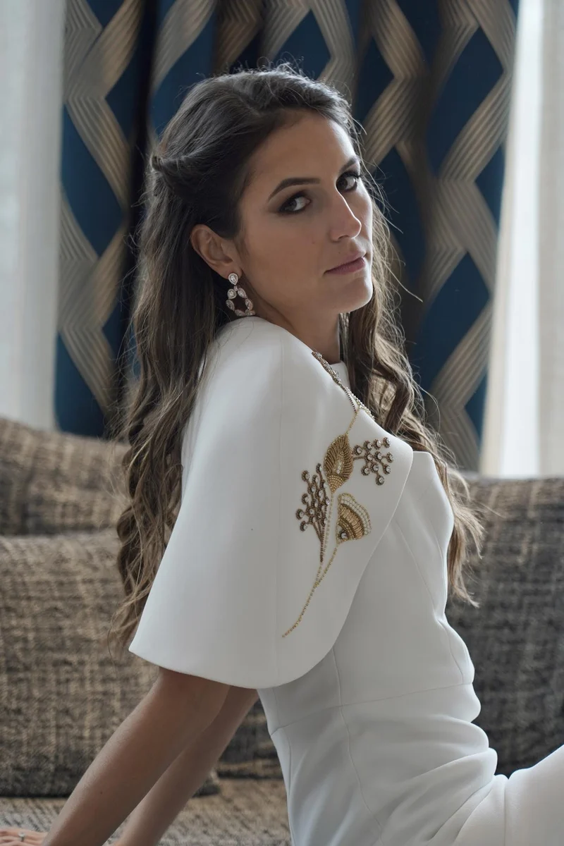Robe Beckham blanche