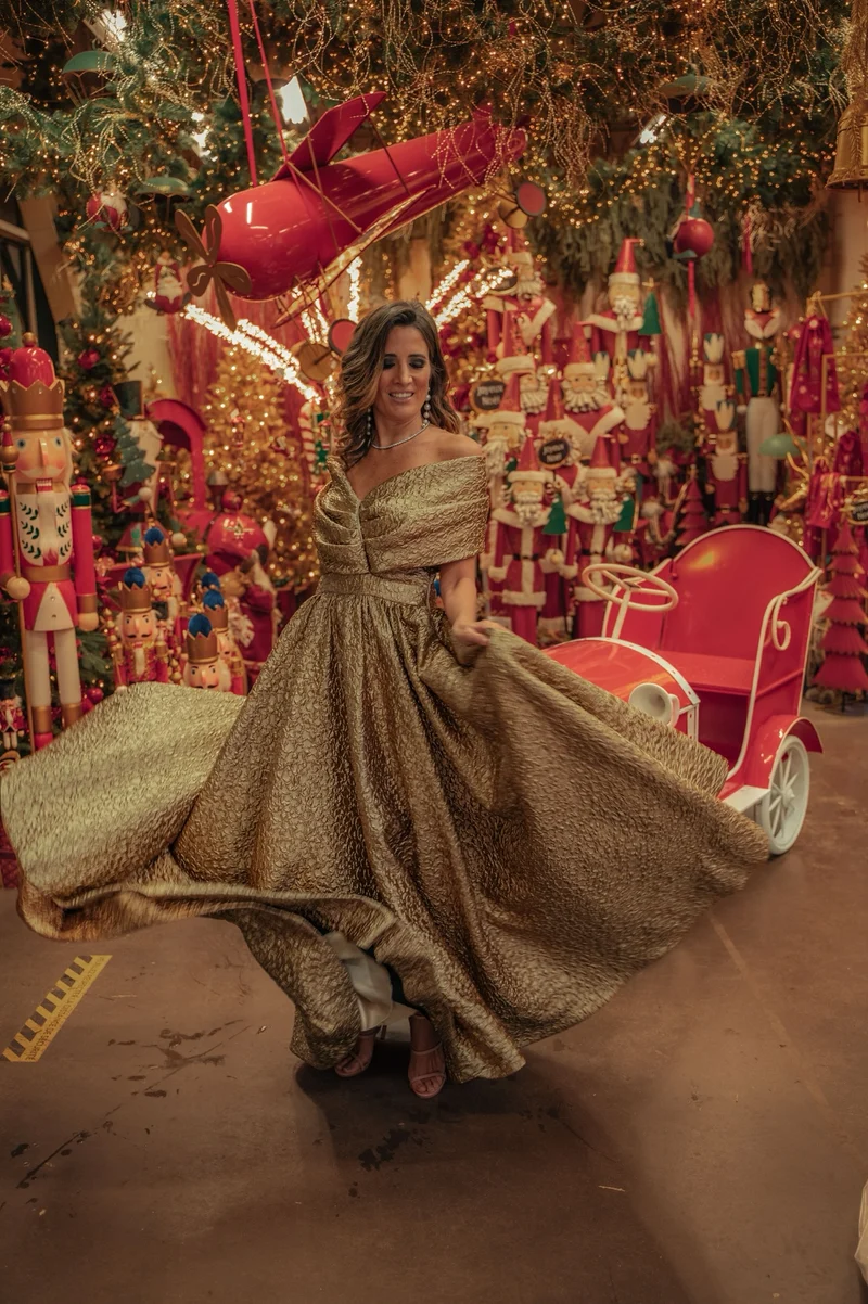Robe Téa doré