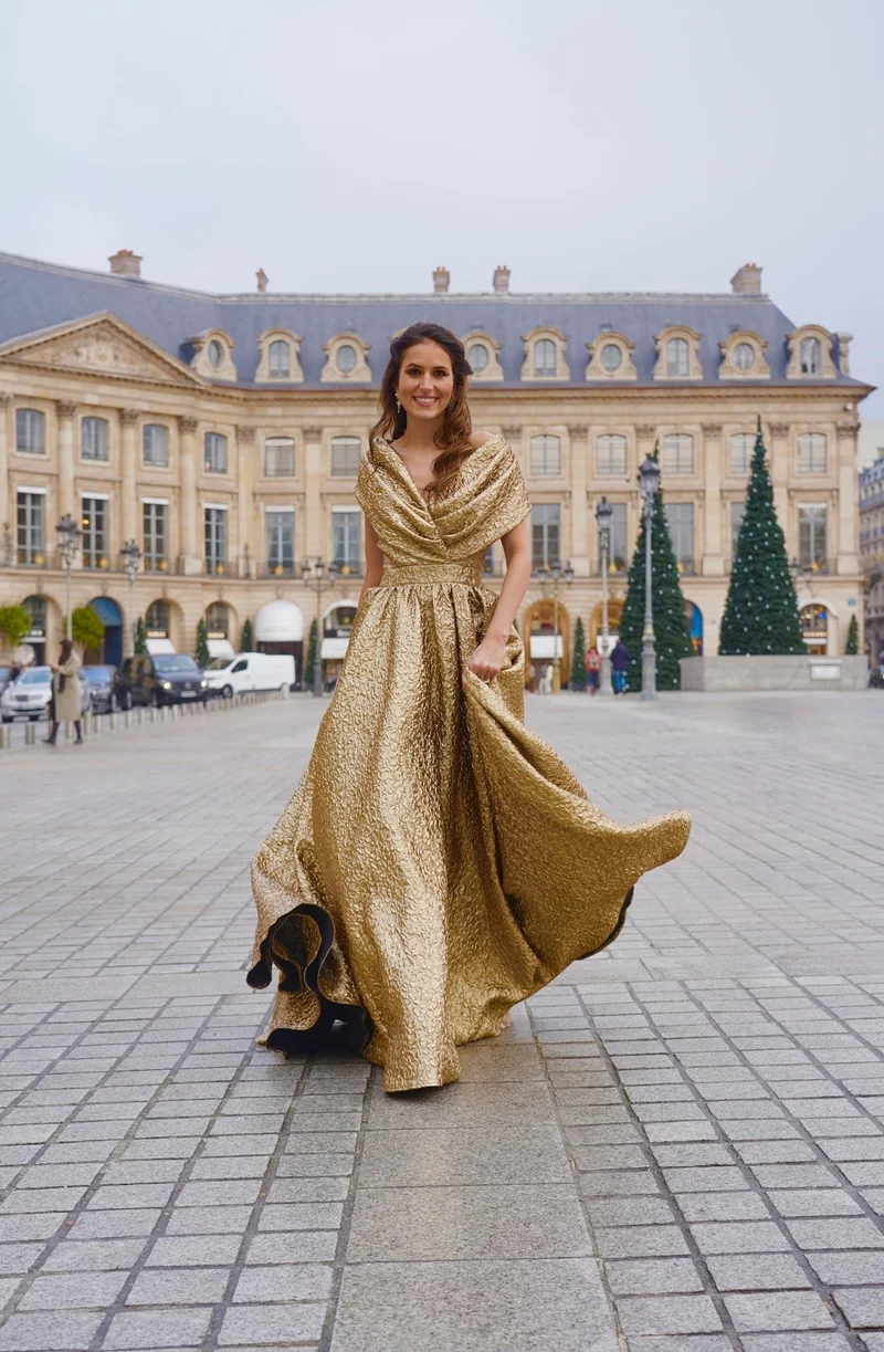 Robe Téa doré