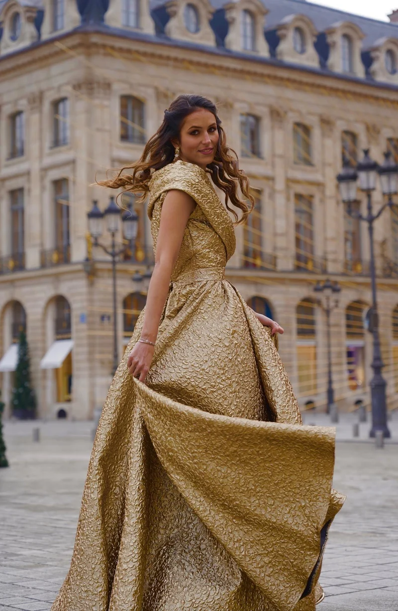 Robe Téa doré