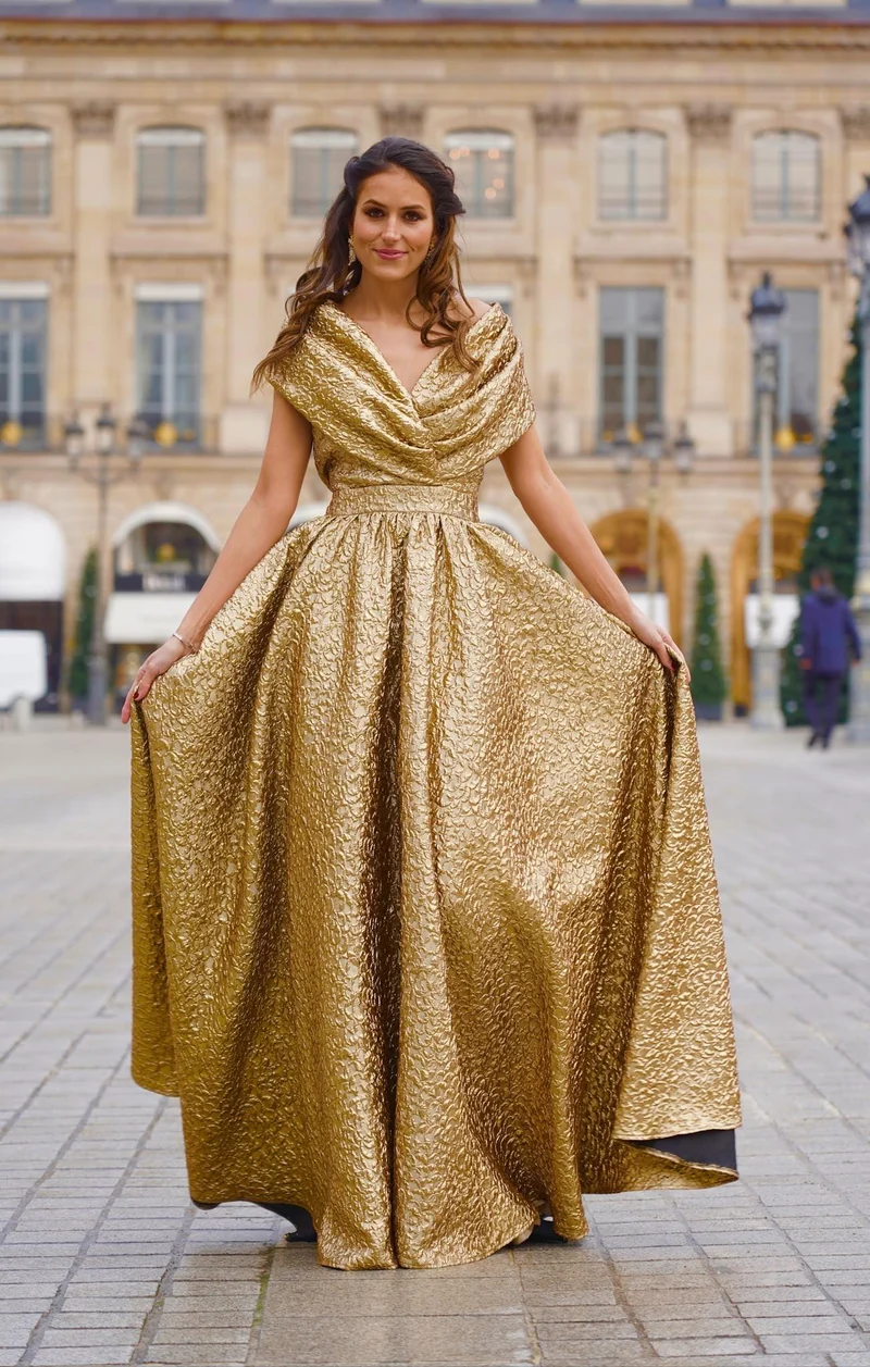 Robe Téa doré