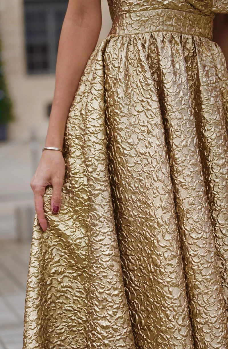 Robe Téa doré
