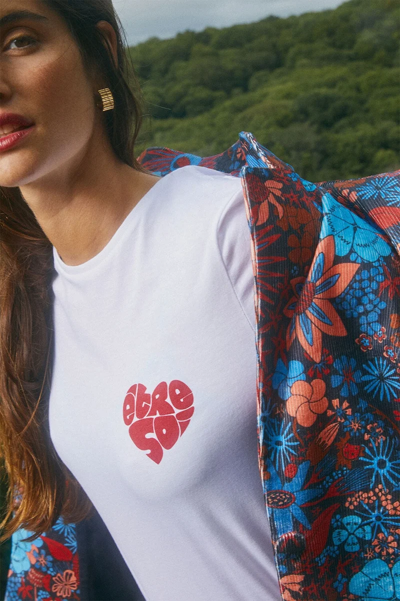 T-shirt en coton Être Soi